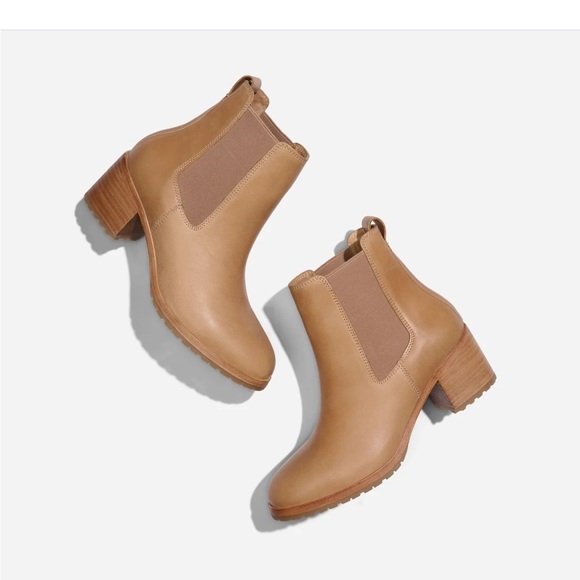 Nisolo Ana Go-To Heeled Chelsea Boot, Almond, 7.5, New, Never worn - Picture 2 of 9